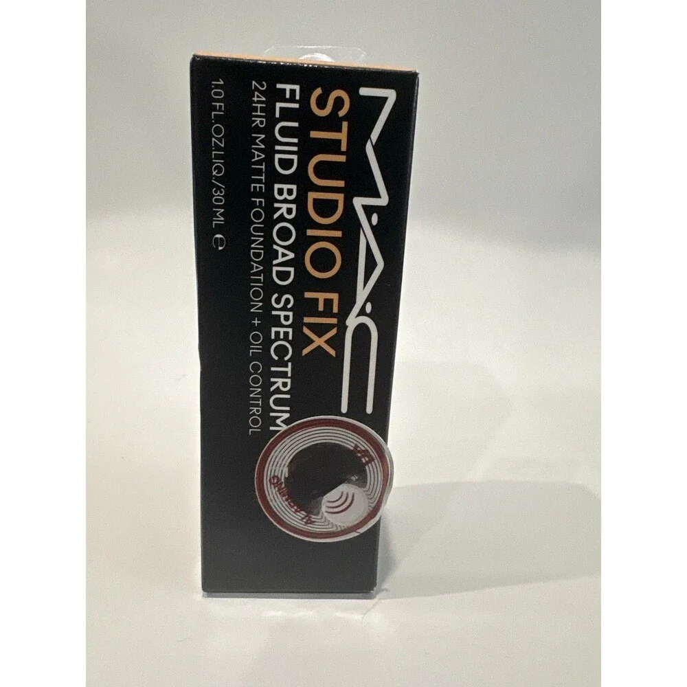 MAC Studio Fix Fluid Foundation SPF 15 NC25 1oz 30ml New Sealed In Box